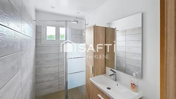 maison de 63m2 lumineuse-3 chambres-sous sol total