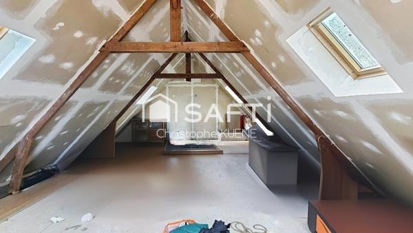 maison de 63m2 lumineuse-3 chambres-sous sol total