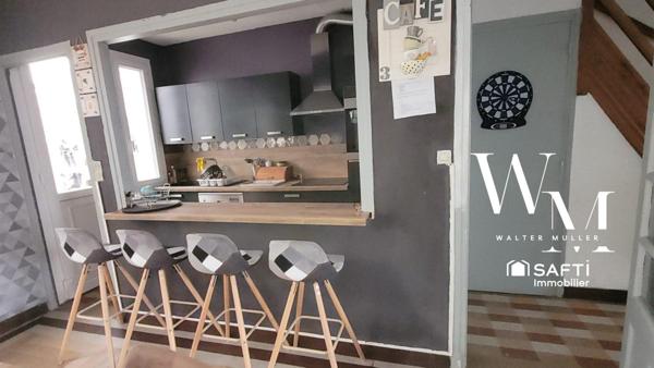 Maison semi-mitoyenne de 80 m2 avec dépendance aménagée