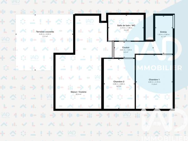 Appartement à vendre 3 pièces 56 m² Avignon