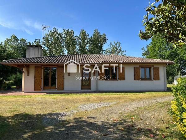 Maison de plain-pied avec 3 chambres