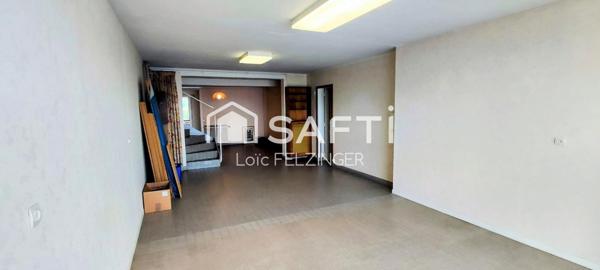 Maison 112m2 + local commercial sur une parcelle de 575m2