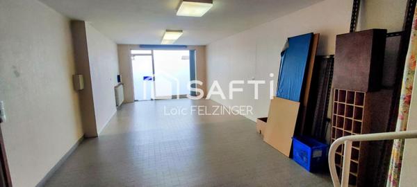 Maison 112m2 + local commercial sur une parcelle de 575m2