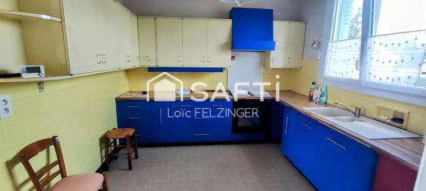 Maison 112m2 + local commercial sur une parcelle de 575m2