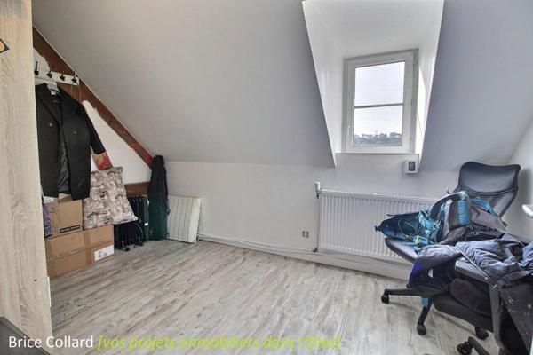 60100 CREIL Appartement 3 chambres et bureau vue Oise, à 5' de la gare