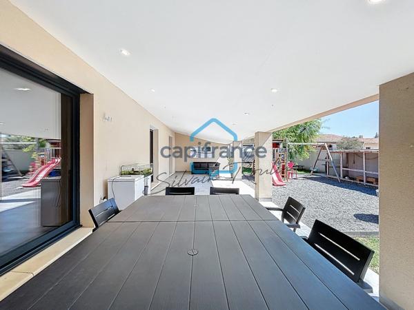 PIERRELATTE – FERME BAUMET | Villa de plain-pied de 107 m², 4 chambres, DPE A et superbe terrasse couverte de 50 m²
