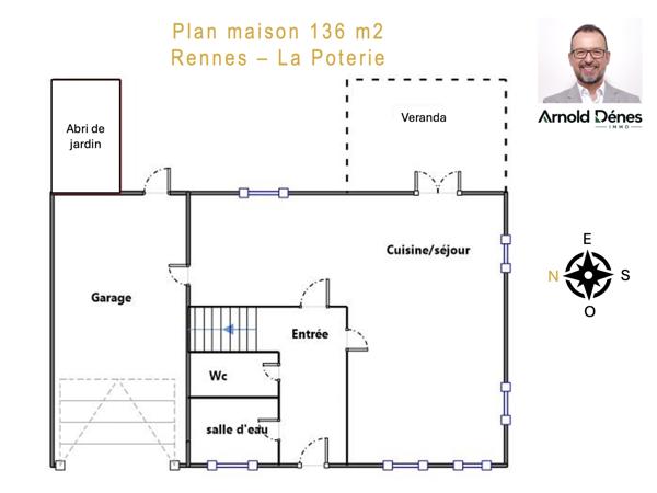 Maison familiale lumineuse avec vie de plain-pied possible - proche toutes commodités