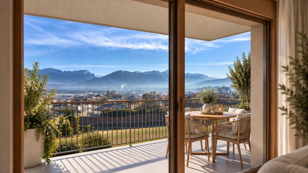 POISY – T3 65 m² – BALCON & VUE MONTAGNES