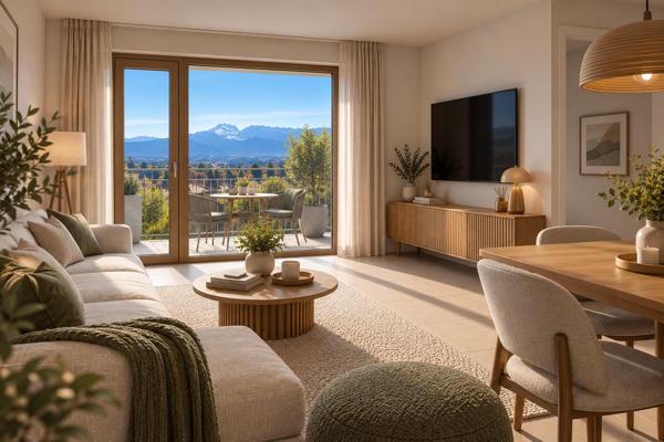 POISY – T3 65 m² – BALCON & VUE MONTAGNES
