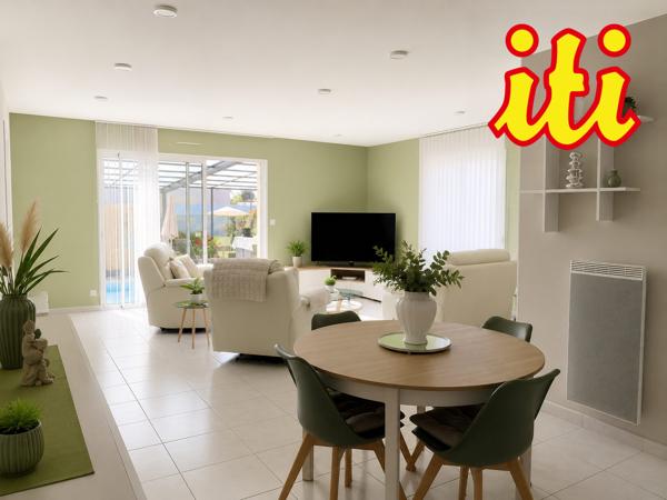 Plain pied  3 chambres