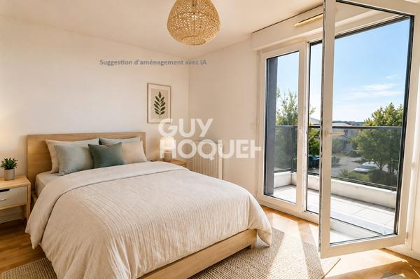 Appartement à vendre de 3 pièces  lumineux de 61 m²- LES HAUTS DU MOULIN