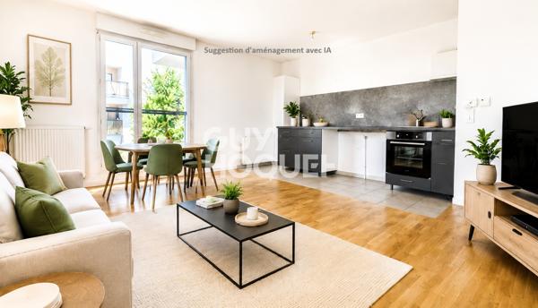Appartement à vendre de 3 pièces  lumineux de 61 m²- LES HAUTS DU MOULIN