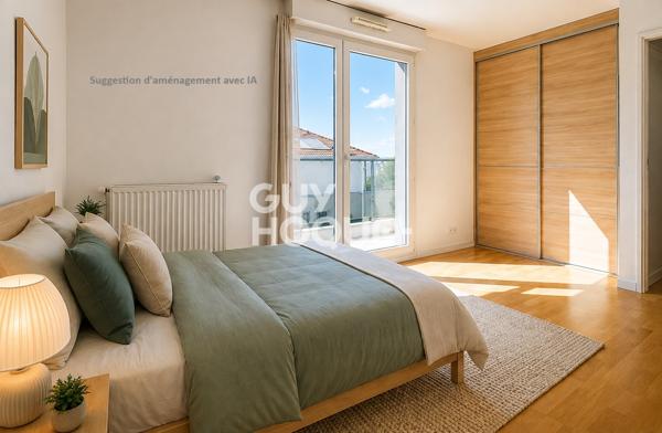 Appartement à vendre de 3 pièces  lumineux de 61 m²- LES HAUTS DU MOULIN