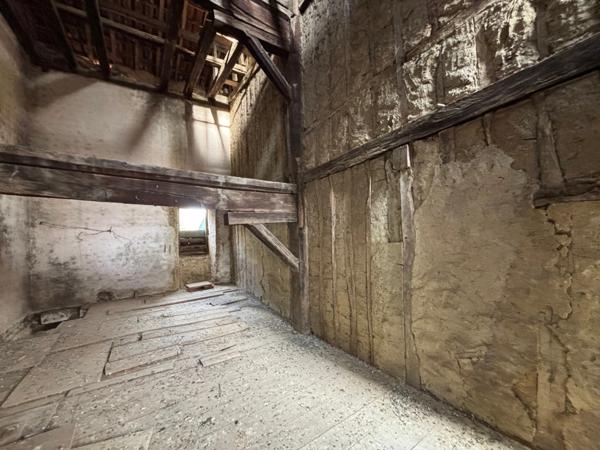 Dpt Hautes Pyrénées (65), à vendre TRIE SUR BAISE 2 grands garages de 71 m² et 82 m² + étages sur 153 m² de terrain au total, en centre-ville, au calme