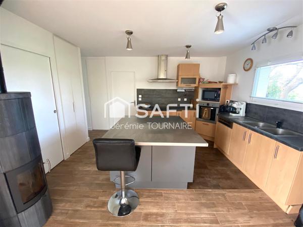 Maison lumineuse avec piscine non mitoyenne