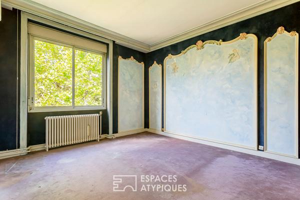 Maison familiale avec jardin et garage au pied du métro