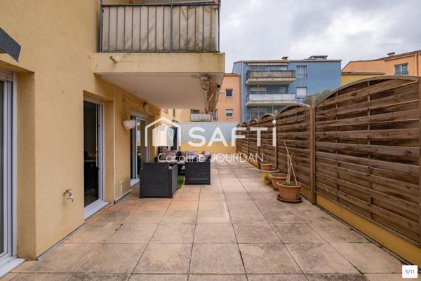 Appartement familial 4 pièces avec large terrasse de 55m2 - Saint André de la Roche