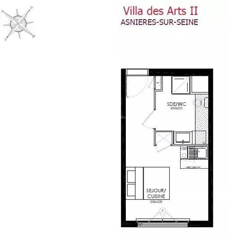 Location Appartement 1 pièces 21 m2 à Asnières-sur-Seine