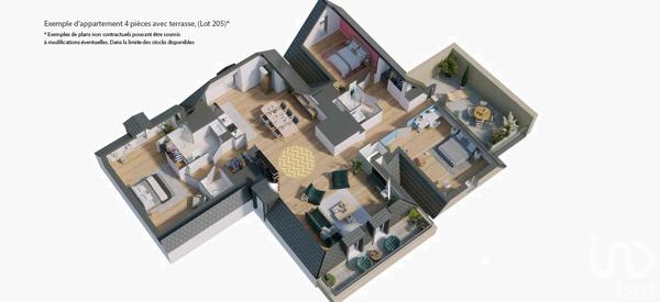 Appartement à vendre 4 pièces 120 m² Amboise