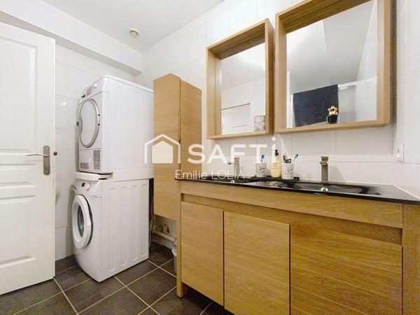 Charmant appartement RDC, 1 chambre, terrasse et parkings