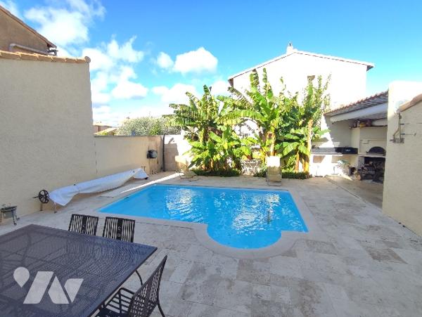 Maison 3 chambres avec garage et piscine