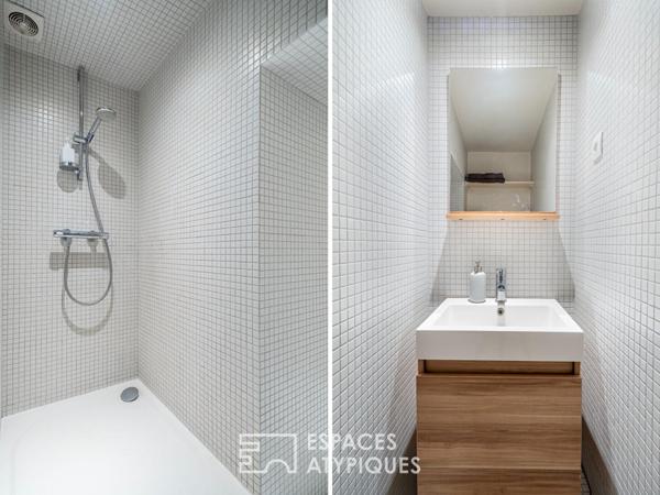 Maison à l’esprit loft avec terrasse