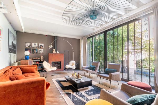 Maison à l’esprit loft avec terrasse