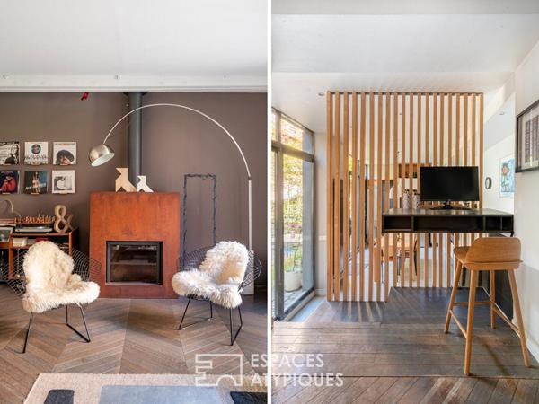 Maison à l’esprit loft avec terrasse
