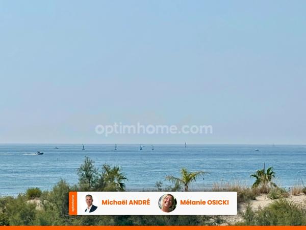 APPARTEMENT 2 PIÈCES 33M2 1ÉRE LIGNE VUE MER