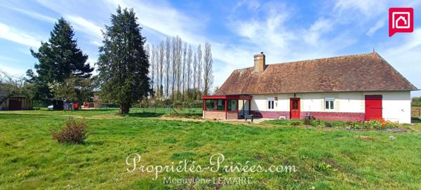 Maison plain-pied - 1 chambre - jardin - Proche LA BARRE EN OUCHE