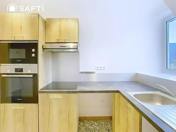 Appartement 1 pièce avec parking dans de l'ancien rénové