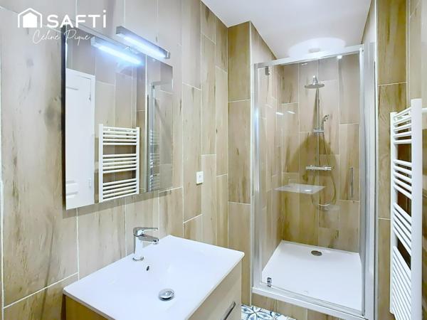 Appartement 1 pièce avec parking dans de l'ancien rénové