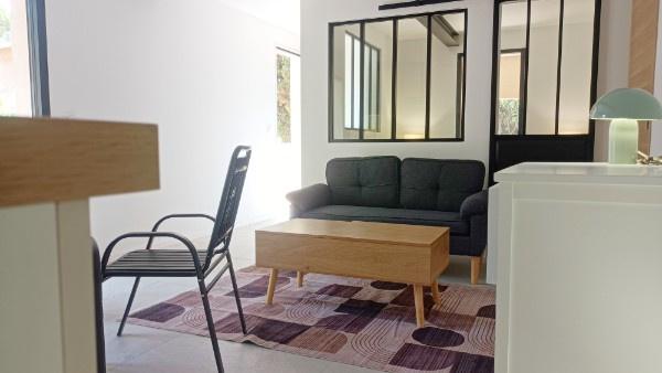 Beau T2 neuf meublé de 28 m² + Jardin au calme