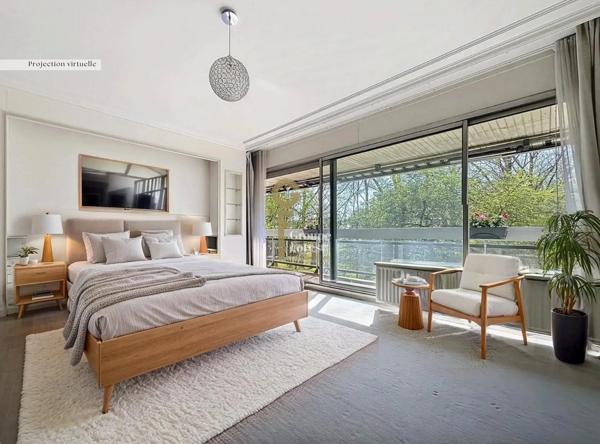 Dans la résidence sénior "Les Calèches" à Croix  très grand appartement T3 ultra lumineux avec parking couvert et 2 caves