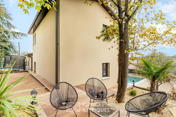 Maison récente avec prestations haut de gamme