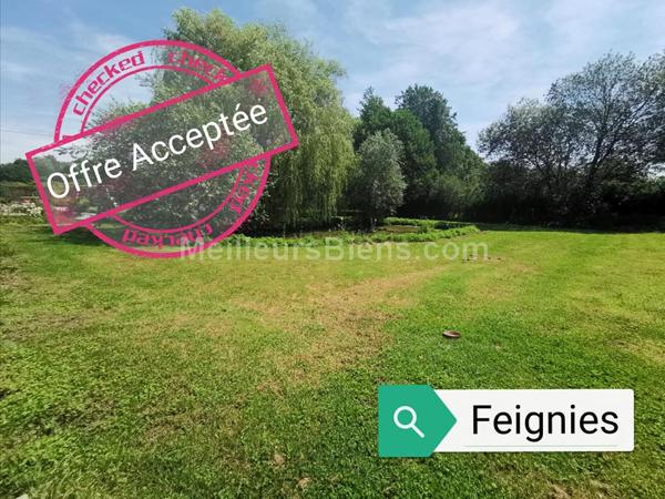 Terrain de 978m2 en vente à Feignies avec Benoit GOSSART