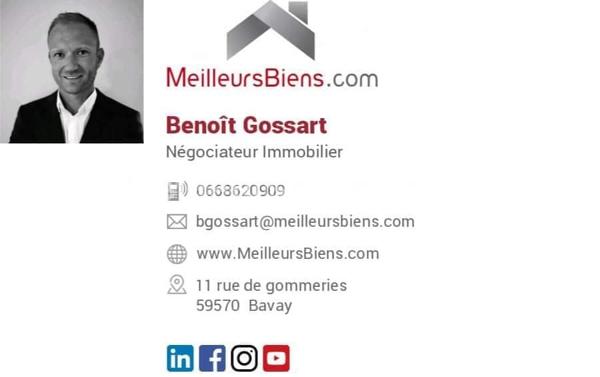 Terrain de 978m2 en vente à Feignies avec Benoit GOSSART