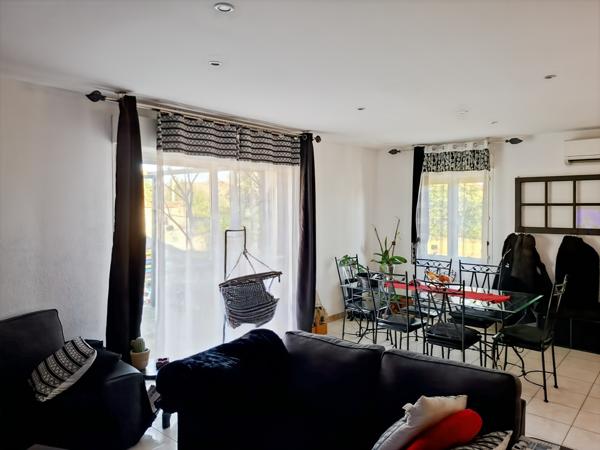 Maraussan, villa de plain pied, T4 , 90 m2 avc garage sur une parcelle de 370 m2