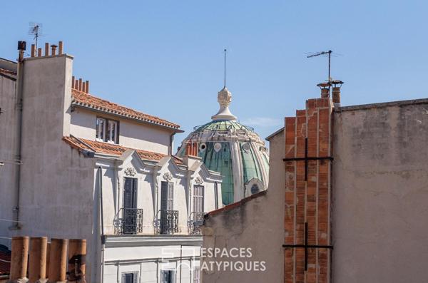 Duplex avec terrasse plein ciel au dernier étage – Quartier Opéra – Vieux-Port