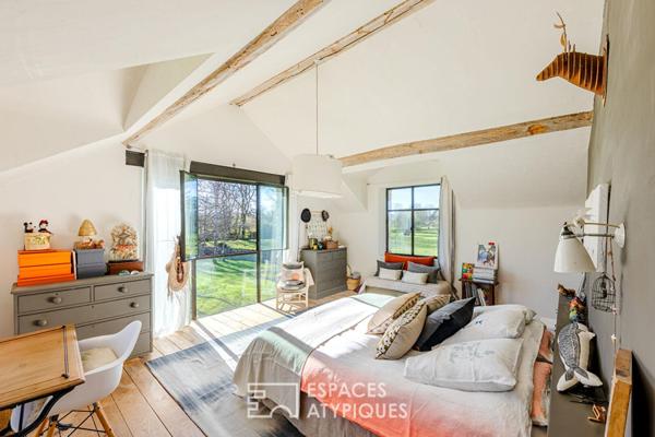 Longère de prestige avec piscine dans un cadre privilégié