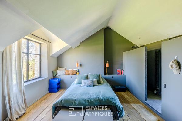 Longère de prestige avec piscine dans un cadre privilégié