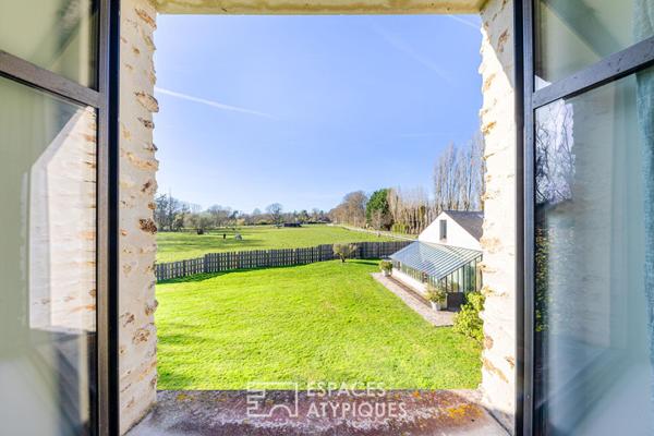 Longère de prestige avec piscine dans un cadre privilégié