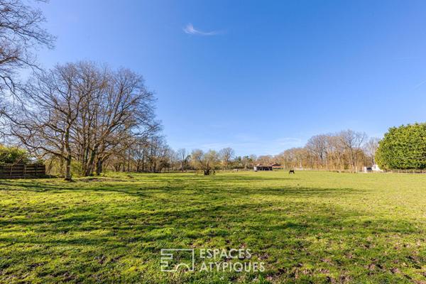 Longère de prestige avec piscine dans un cadre privilégié