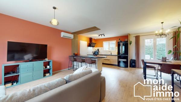 Charmante maison de plain-pied avec garage et jardin