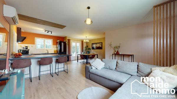 Charmante maison de plain-pied avec garage et jardin