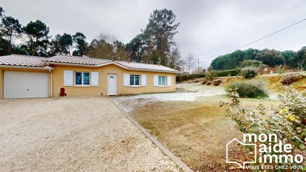 Charmante maison de plain-pied avec garage et jardin