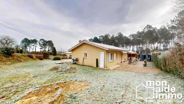 Charmante maison de plain-pied avec garage et jardin