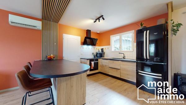 Charmante maison de plain-pied avec garage et jardin