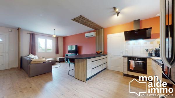 Charmante maison de plain-pied avec garage et jardin