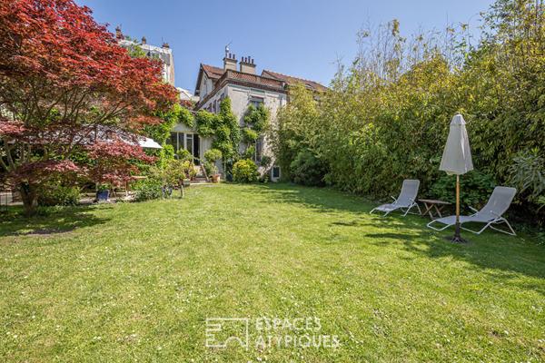 Meulière fin 19ème avec jardin et terrasse